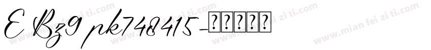 E Bz9 pk748415字体转换